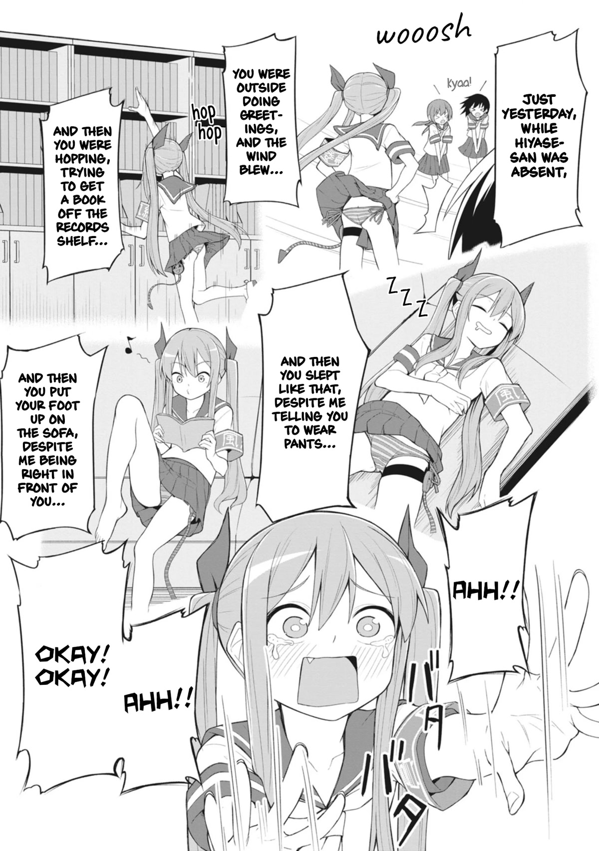 The Hella Weak Disciplinary Committee Chairman, Kaeri-chan Chapter 17 page 5 - Chapter 17
