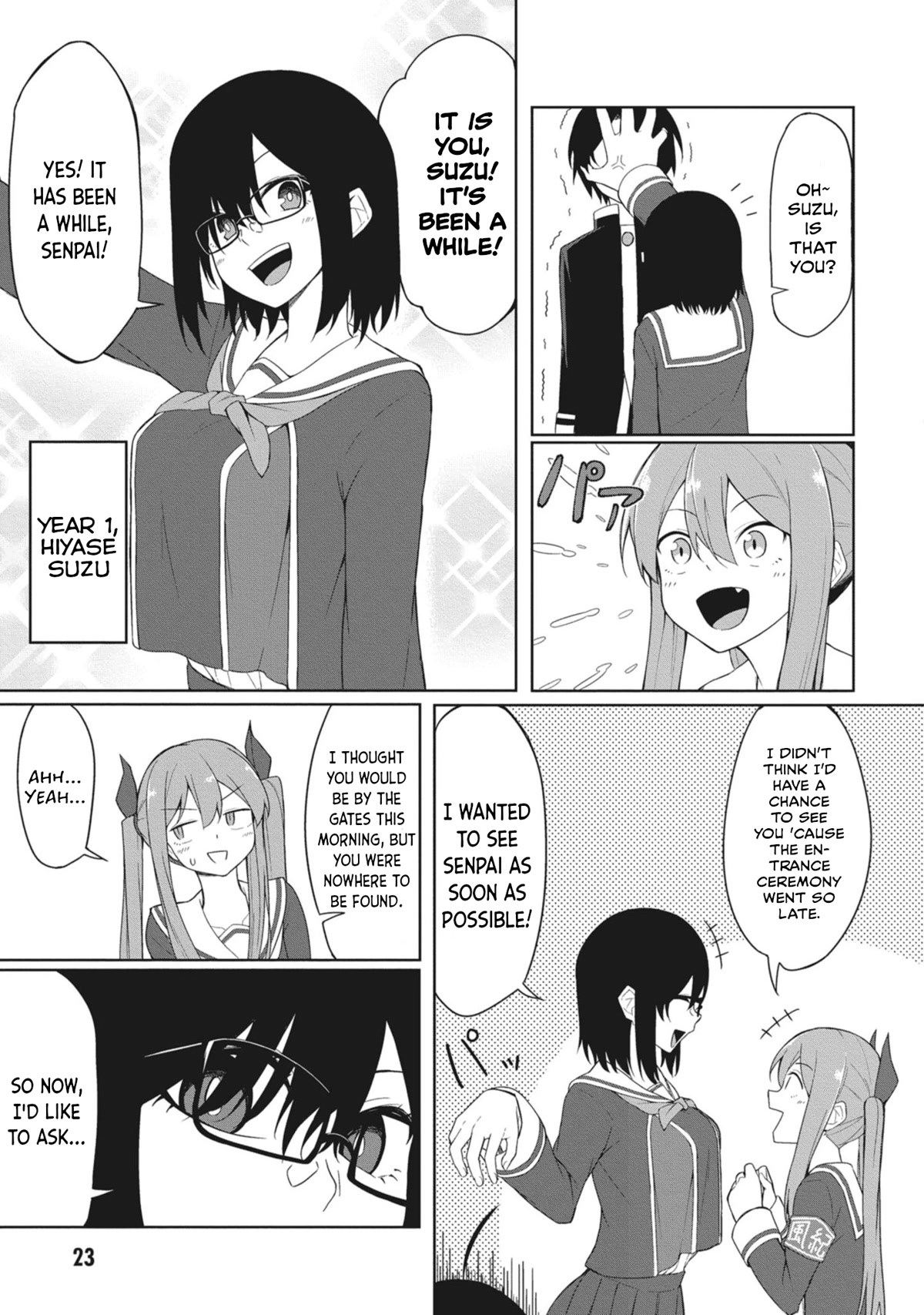The Hella Weak Disciplinary Committee Chairman, Kaeri-chan Chapter 2 page 7 - Chapter 2