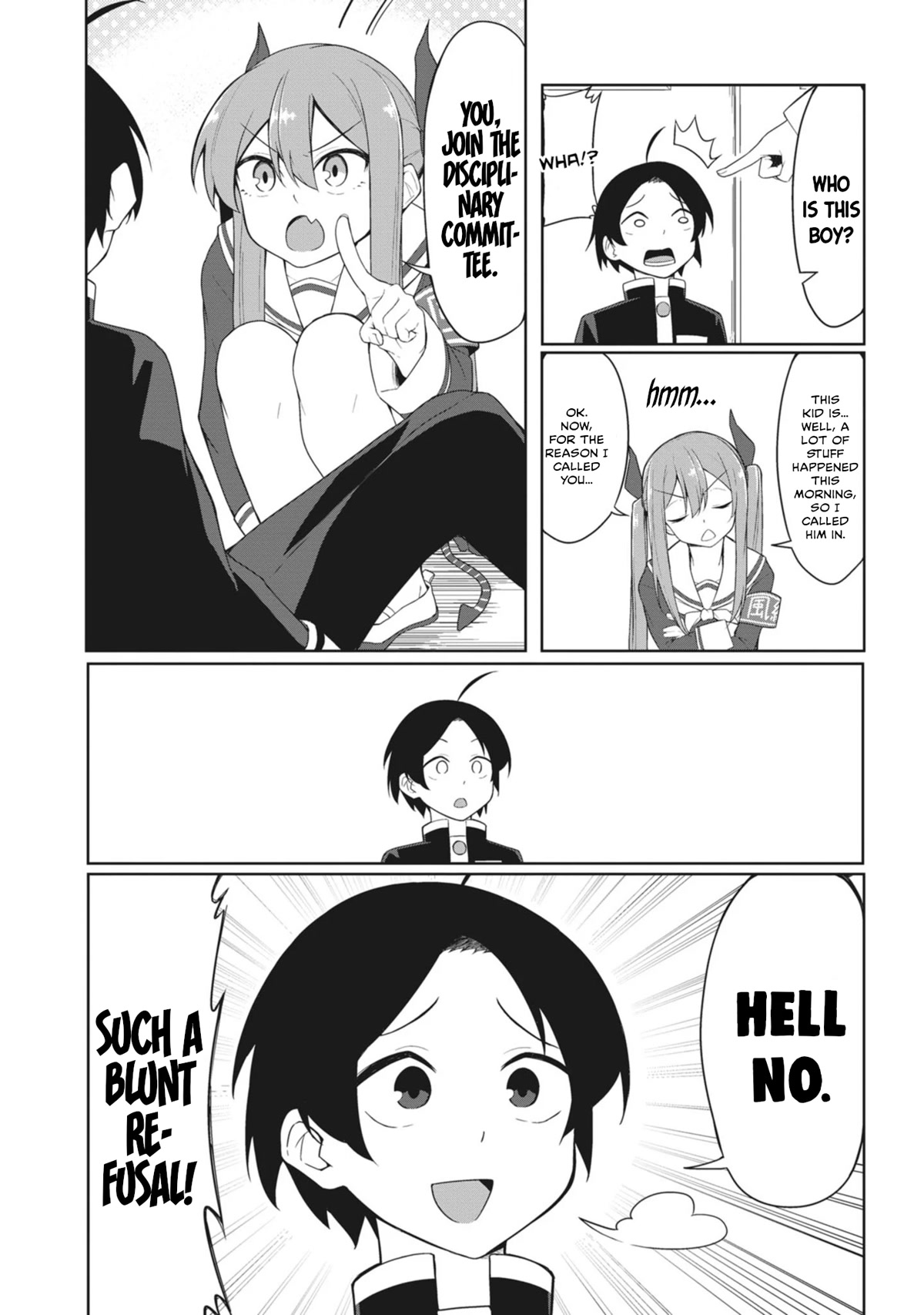 The Hella Weak Disciplinary Committee Chairman, Kaeri-chan Chapter 2 page 8 - Chapter 2