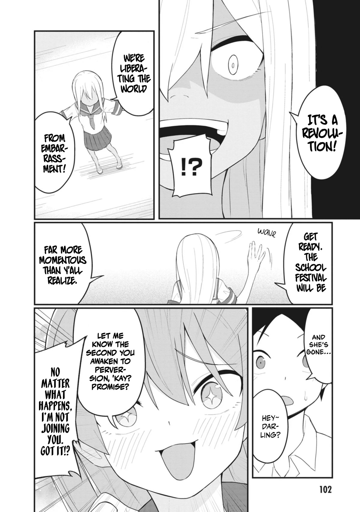 The Hella Weak Disciplinary Committee Chairman, Kaeri-chan Chapter 22 page 8 - Chapter 22