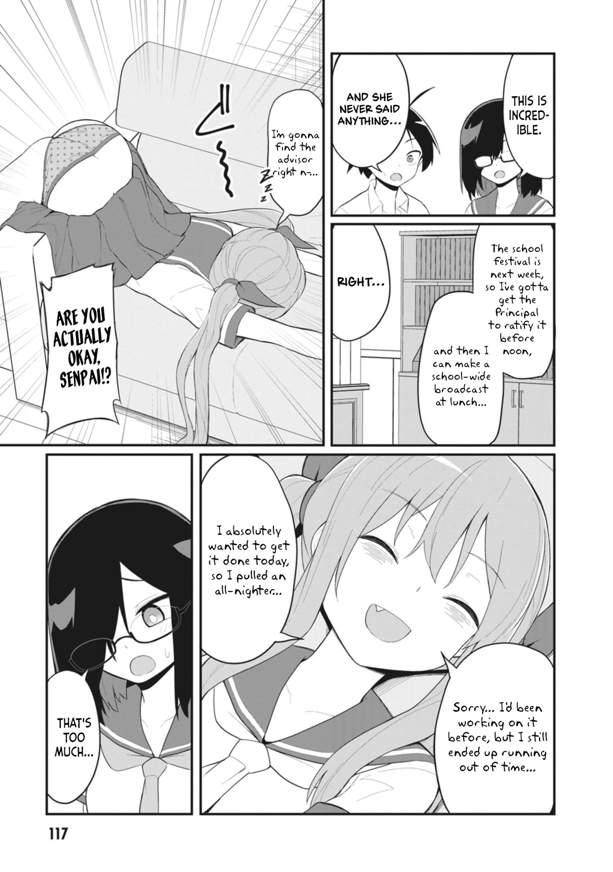 The Hella Weak Disciplinary Committee Chairman, Kaeri-chan Chapter 24 page 3 - Chapter 24