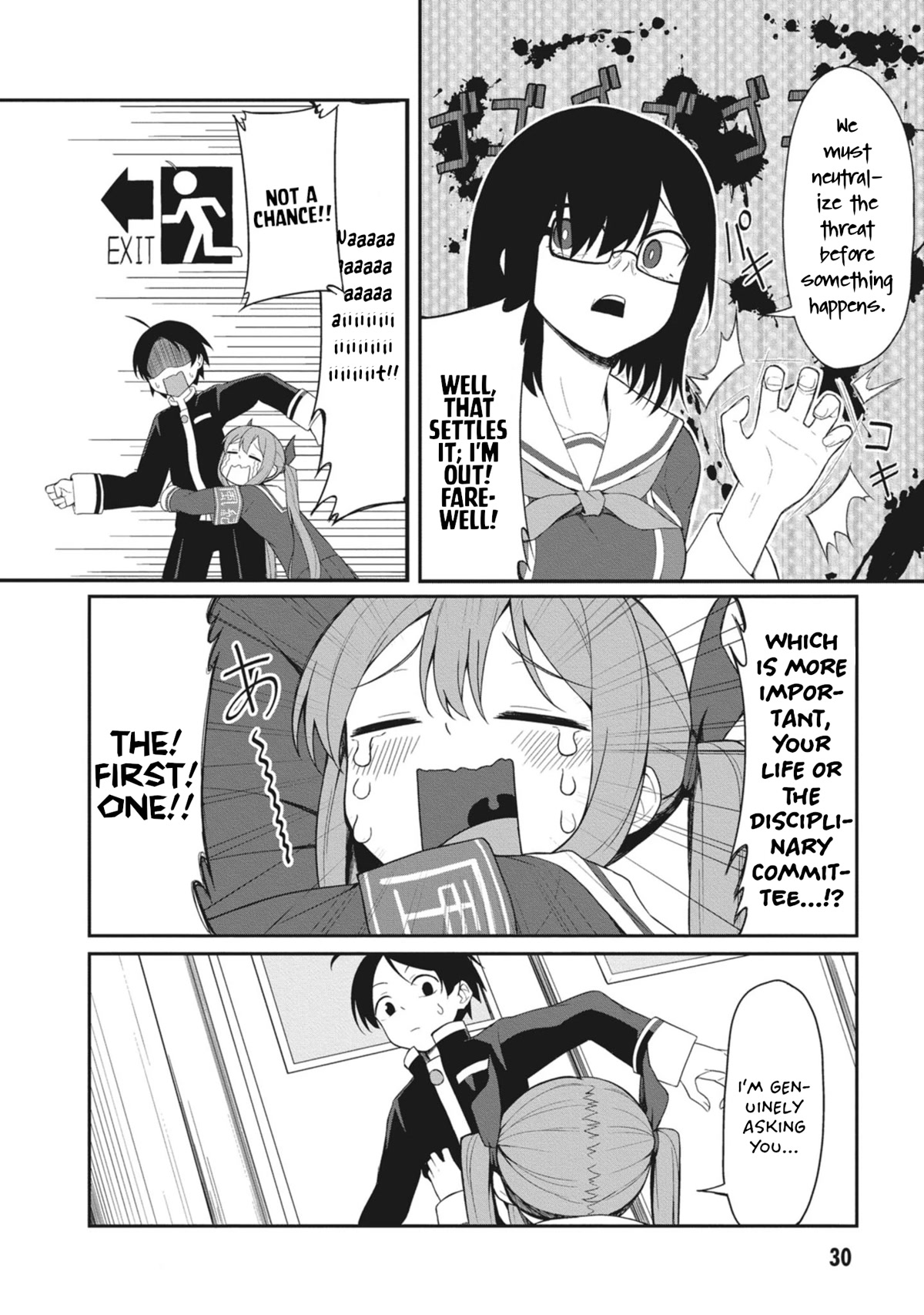 The Hella Weak Disciplinary Committee Chairman, Kaeri-chan Chapter 3 page 6 - Chapter 3