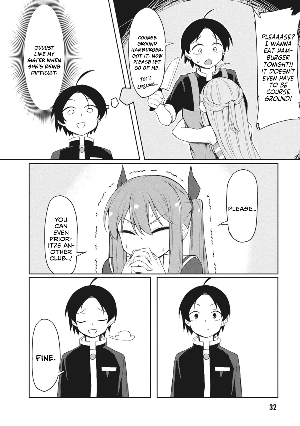 The Hella Weak Disciplinary Committee Chairman, Kaeri-chan Chapter 3 page 8 - Chapter 3