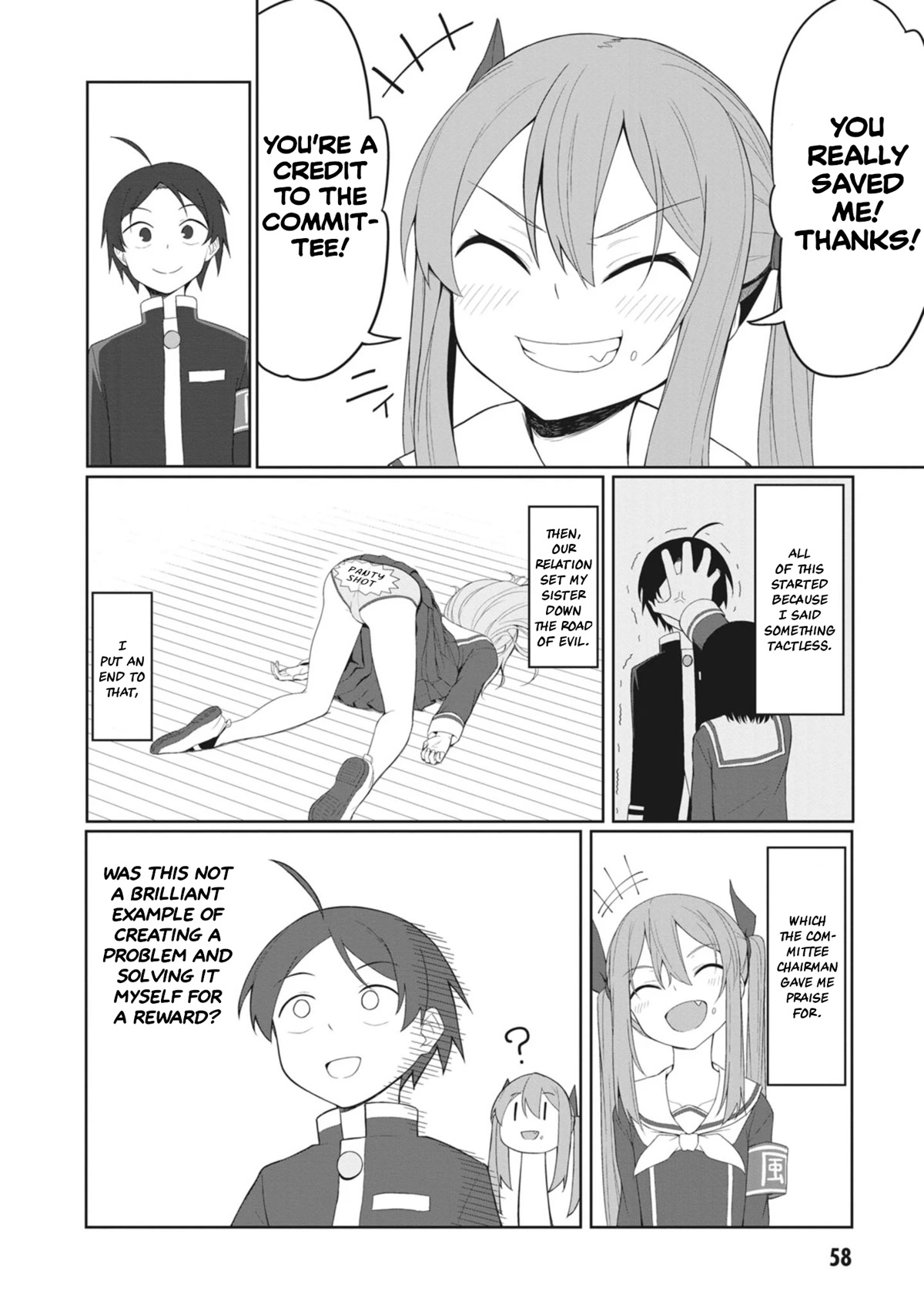 The Hella Weak Disciplinary Committee Chairman, Kaeri-chan Chapter 5 page 14 - Chapter 5