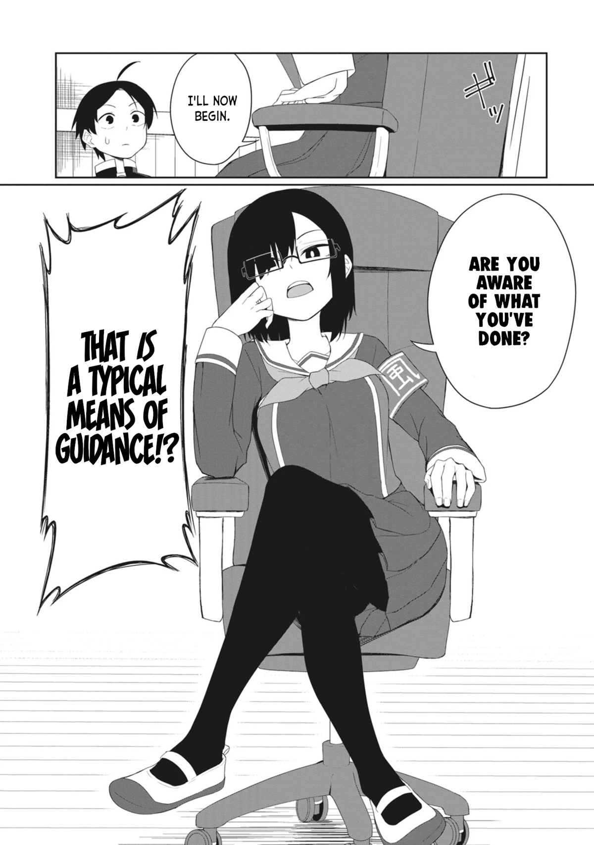 The Hella Weak Disciplinary Committee Chairman, Kaeri-chan Chapter 6 page 10 - Chapter 6