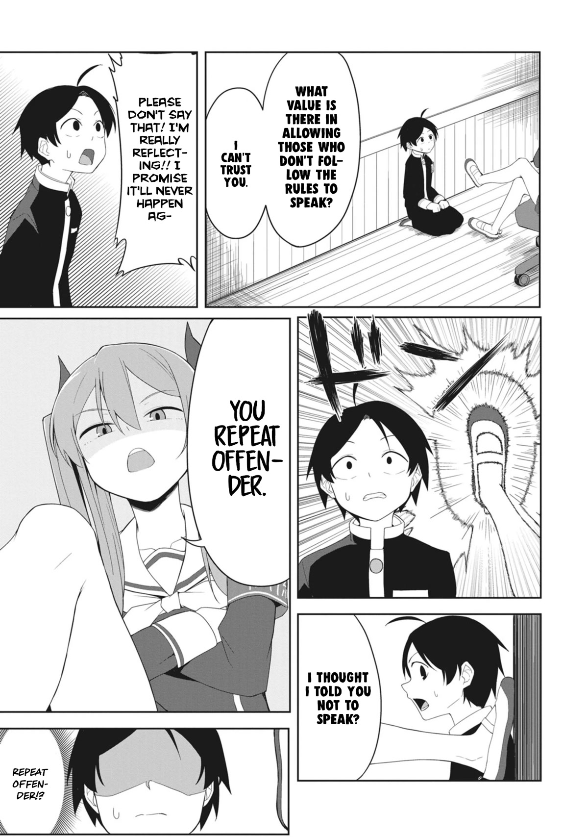 The Hella Weak Disciplinary Committee Chairman, Kaeri-chan Chapter 6 page 3 - Chapter 6