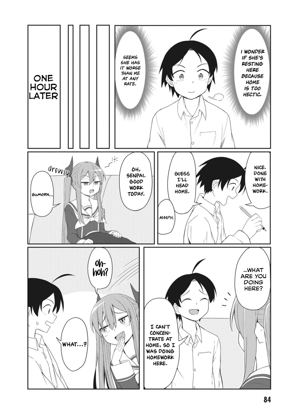 The Hella Weak Disciplinary Committee Chairman, Kaeri-chan Chapter 8 page 4 - Chapter 8