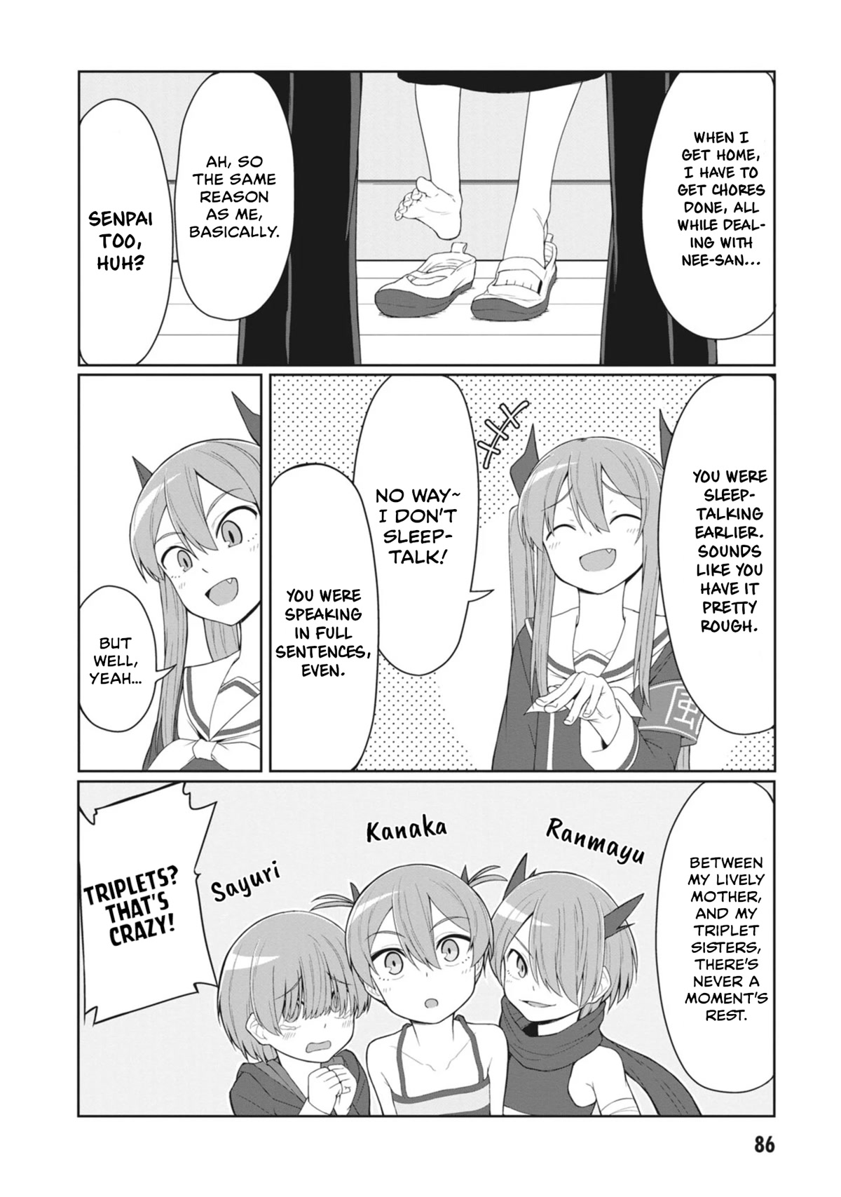 The Hella Weak Disciplinary Committee Chairman, Kaeri-chan Chapter 8 page 6 - Chapter 8