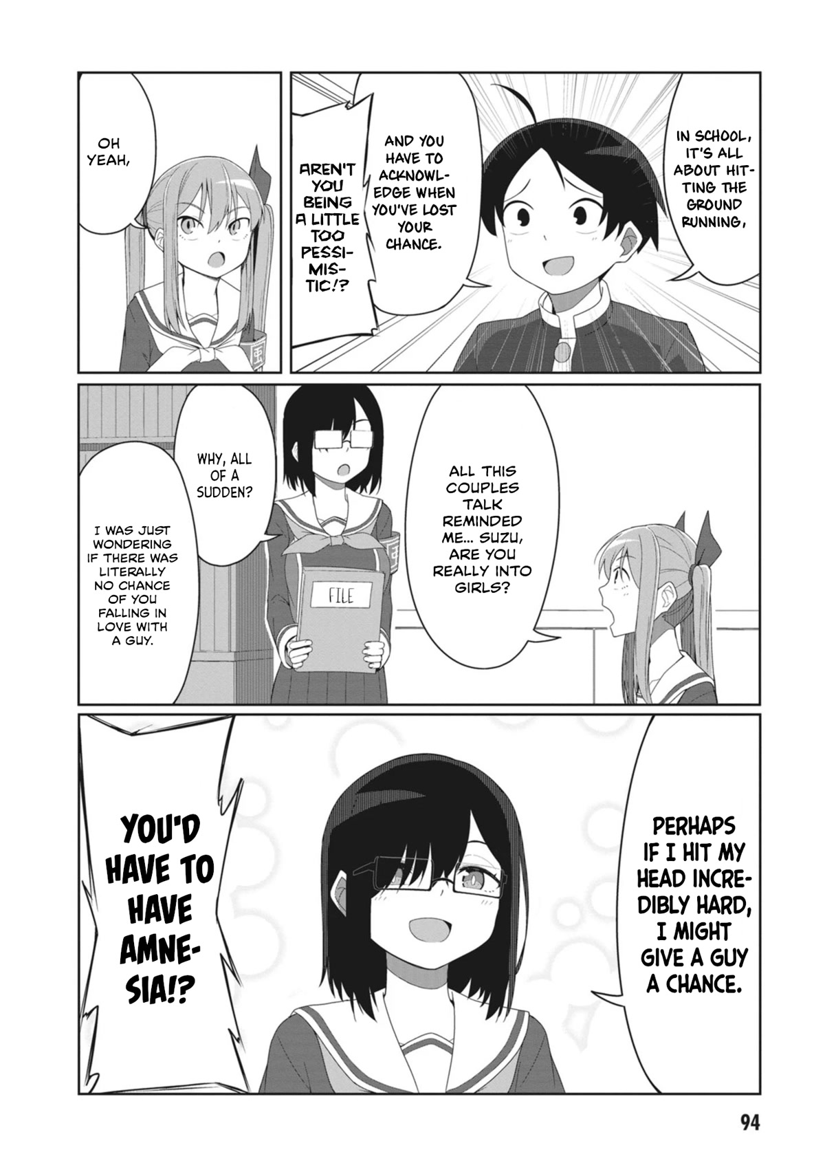 The Hella Weak Disciplinary Committee Chairman, Kaeri-chan Chapter 9 page 4 - Chapter 9