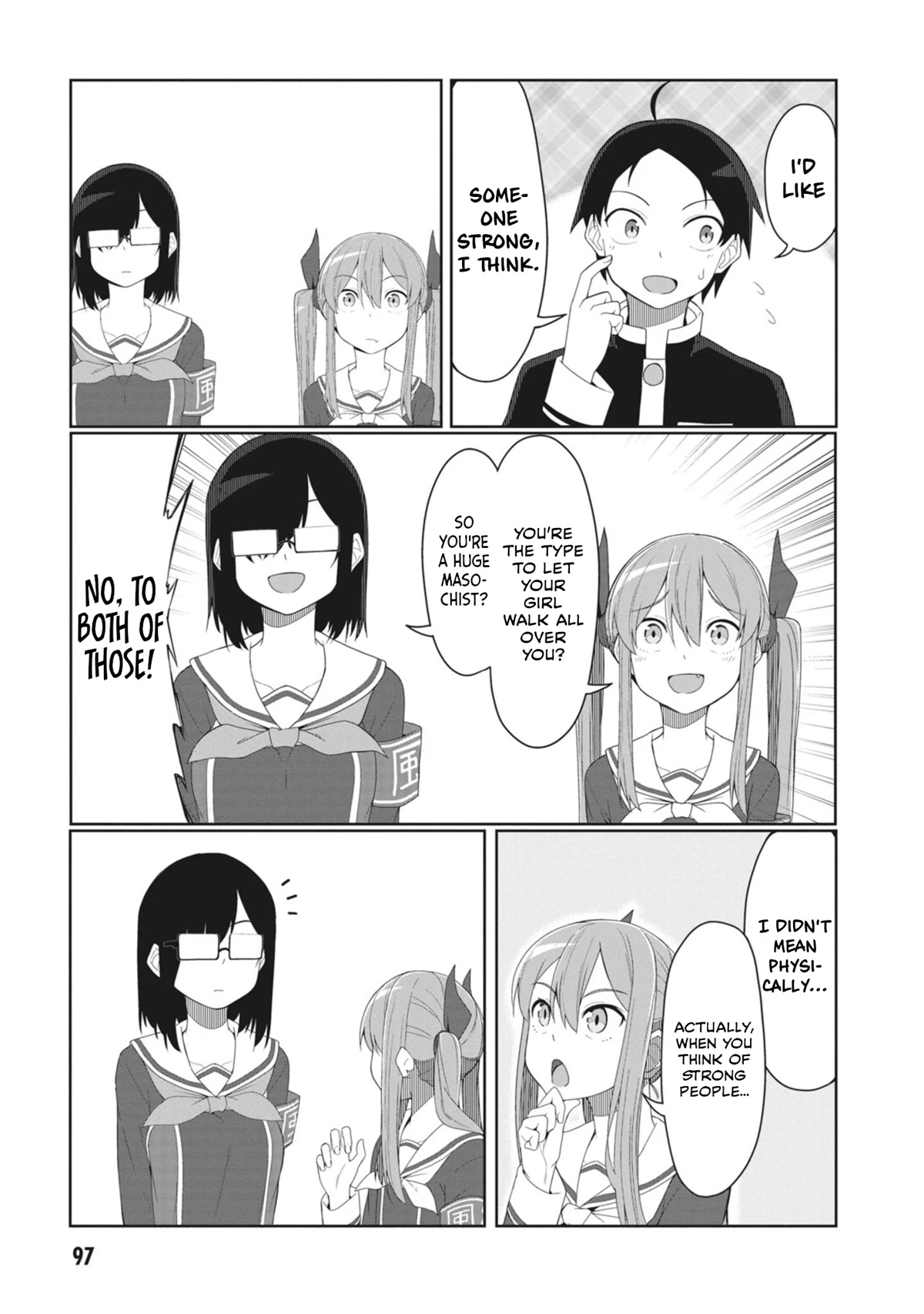 The Hella Weak Disciplinary Committee Chairman, Kaeri-chan Chapter 9 page 7 - Chapter 9