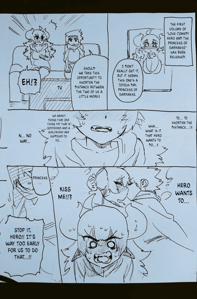 The Hero and the Demon King's Romcom Chapter 10.5 page 3 - Chapter 10.5: The Princess of Darkness and an Old Tale