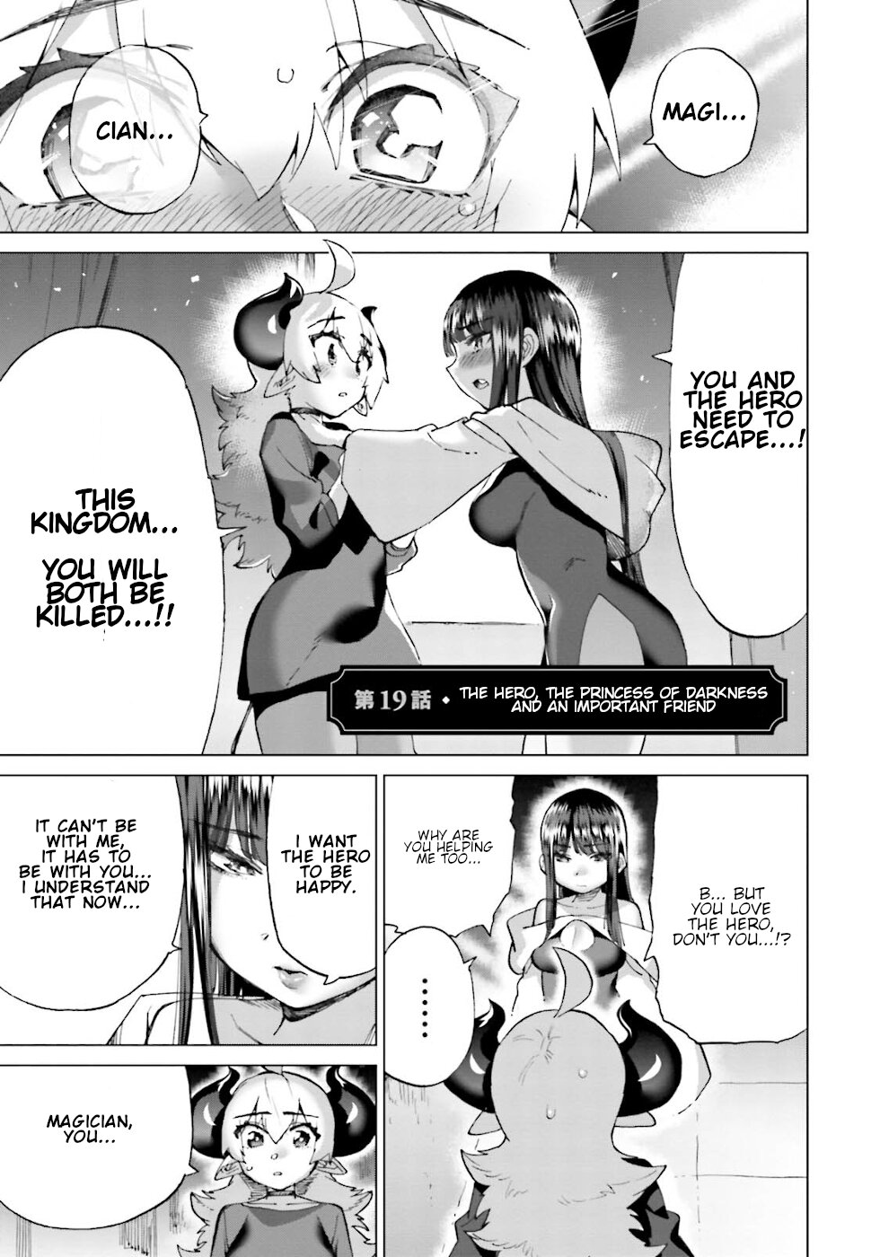 The Hero and the Demon King's Romcom Chapter 19 page 1 - Chapter 19: The Hero The Princess Of Darkness And An Important Friend