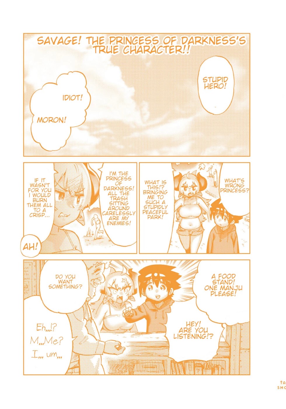 The Hero and the Demon King's Romcom Chapter 31.3 page 1 - Chapter 31.3: Savage! Princess Of Darknesses True Character!