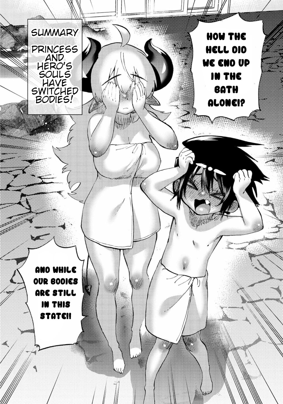 The Hero and the Demon King's Romcom Chapter 32 page 2 - Chapter 32: Hero And Totally Completely Stark Naked