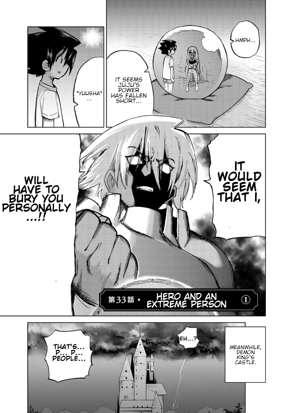 The Hero and the Demon King's Romcom Chapter 33 page 1 - Chapter 33: Hero And An Extreme Person 1