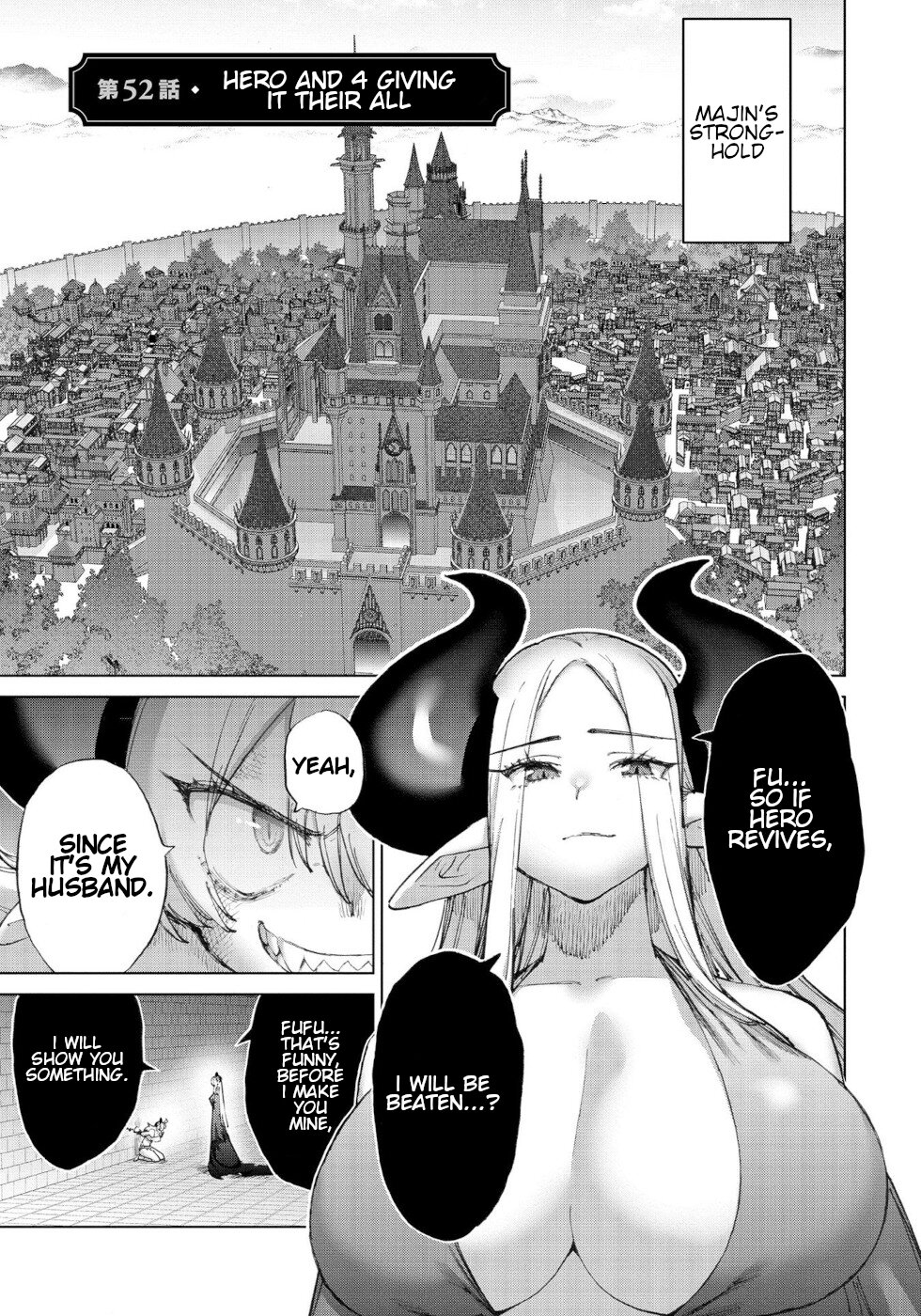 The Hero and the Demon King's Romcom Chapter 52 page 1 - Chapter 52: Hero And 4 Giving It Their All
