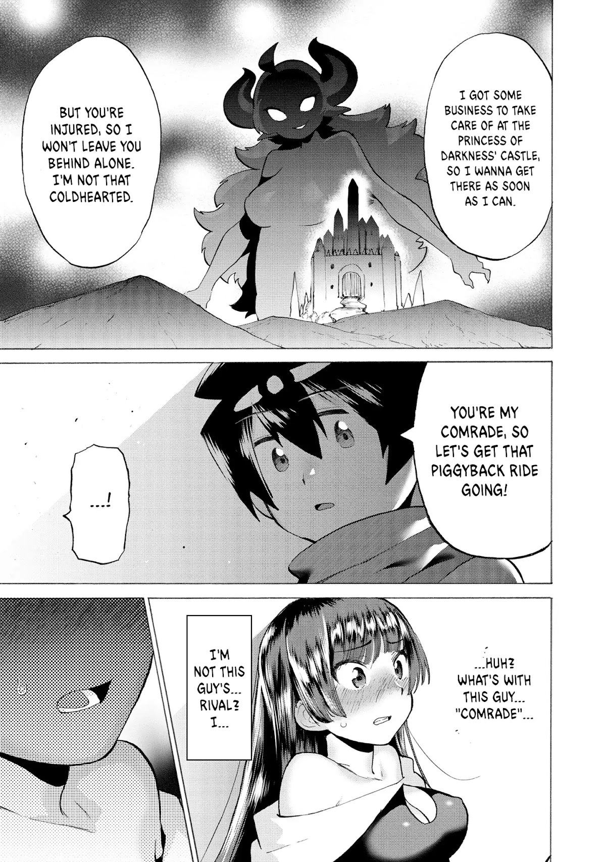 The Hero and the Demon King's Romcom Chapter 9.4 page 13 - Chapter 9.4: Side Story (Mage #2) - Hero and his Comrade