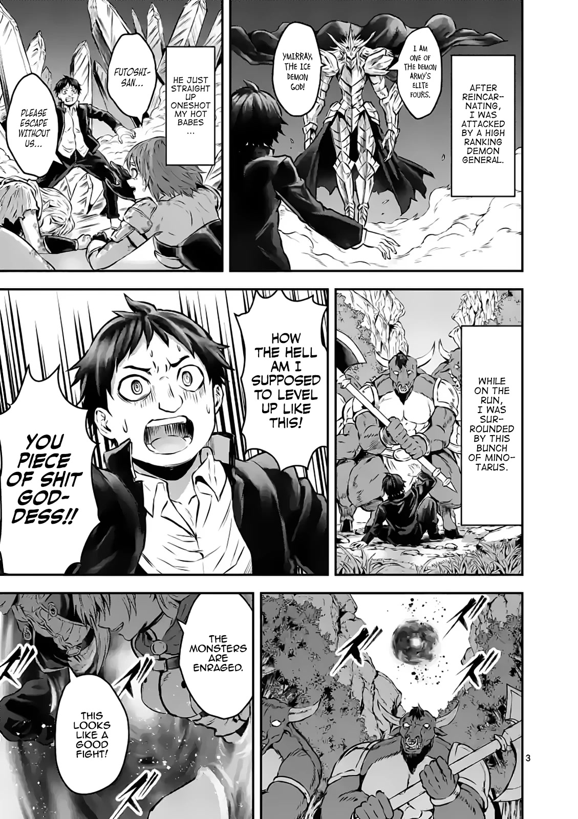The Hero Is Dead! - Land of the Gods Chapter 1 page 3 - Chapter 1: Reincarnated To Another World