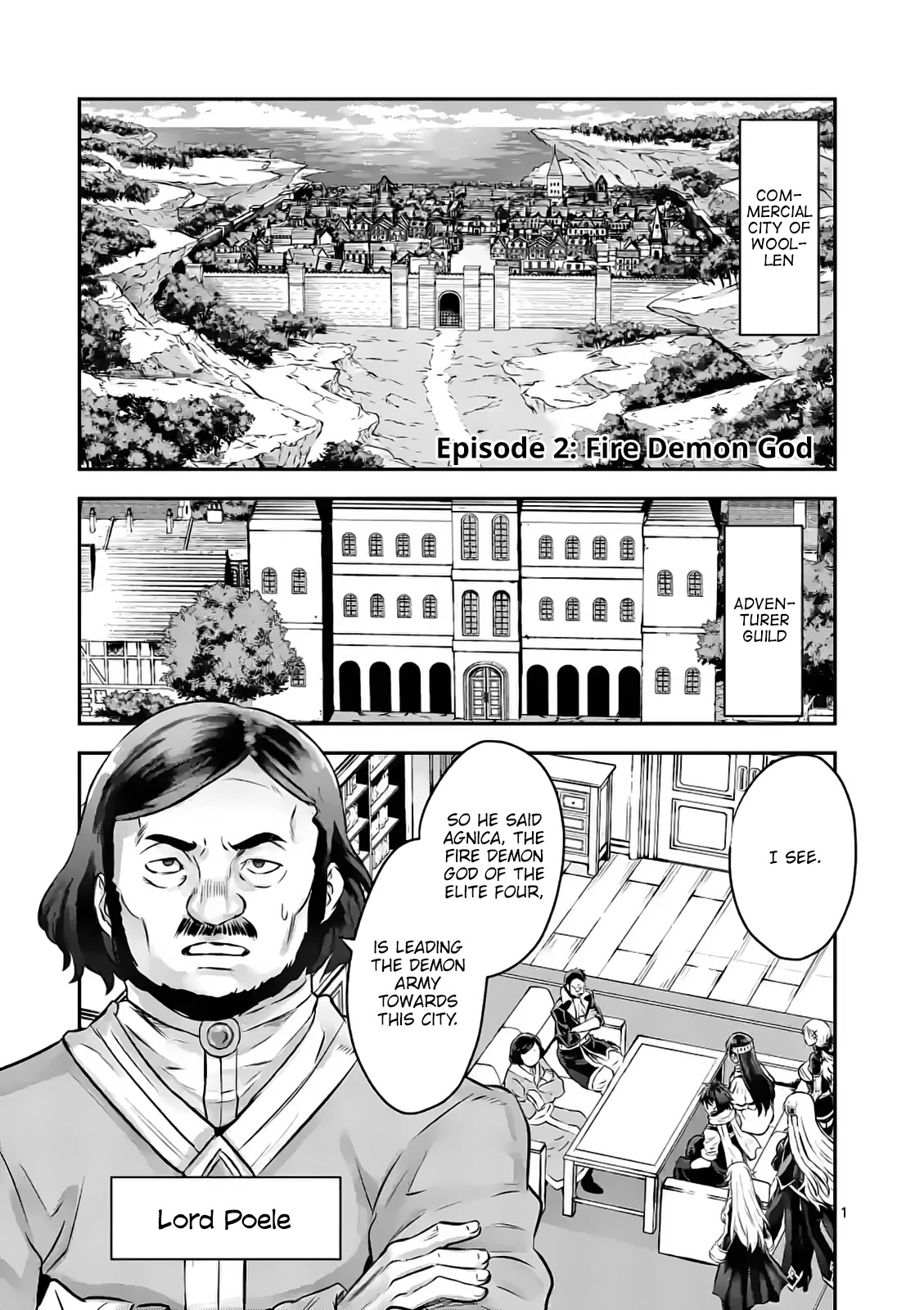 The Hero Is Dead! - Land of the Gods Chapter 2 page 1 - Chapter 2: Fire Demon God