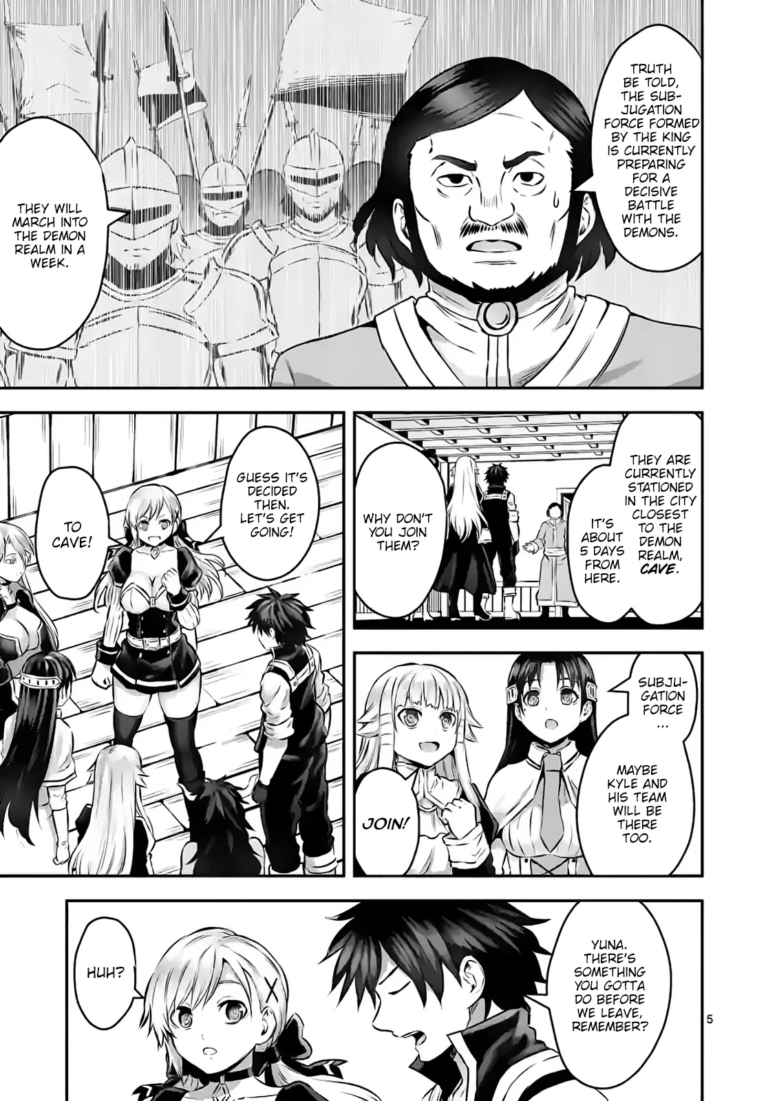 The Hero Is Dead! - Land of the Gods Chapter 3 page 5 - Chapter 3: Subjugation Force