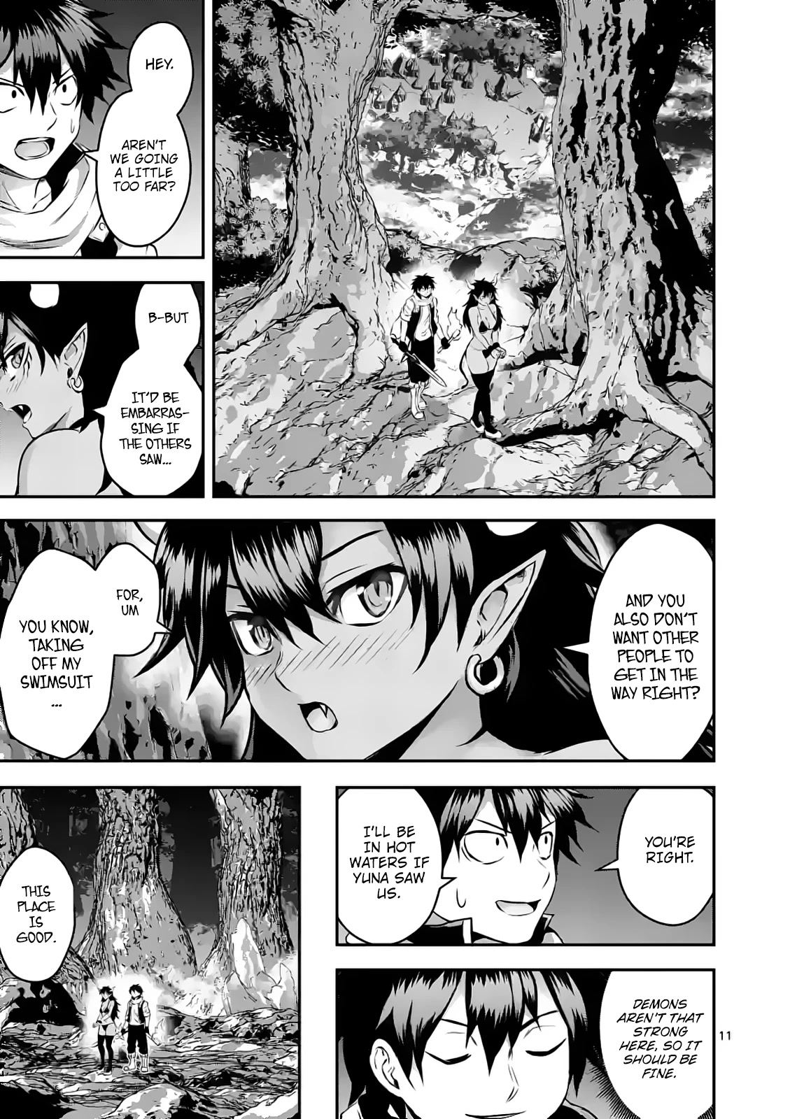 The Hero Is Dead! - Land of the Gods Chapter 4 page 11 - Chapter 4: Touka VS The Elite Four