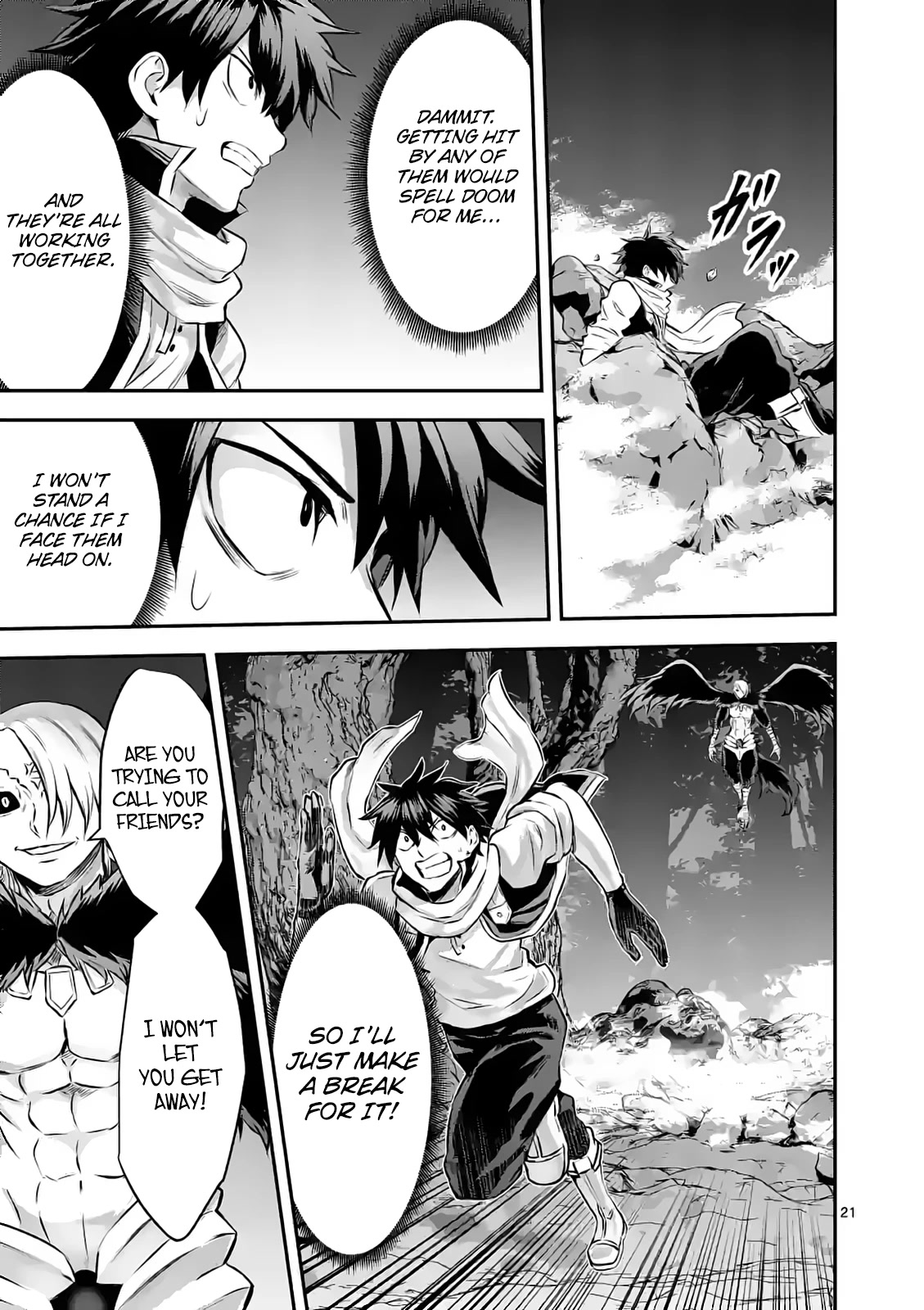 The Hero Is Dead! - Land of the Gods Chapter 4 page 21 - Chapter 4: Touka VS The Elite Four