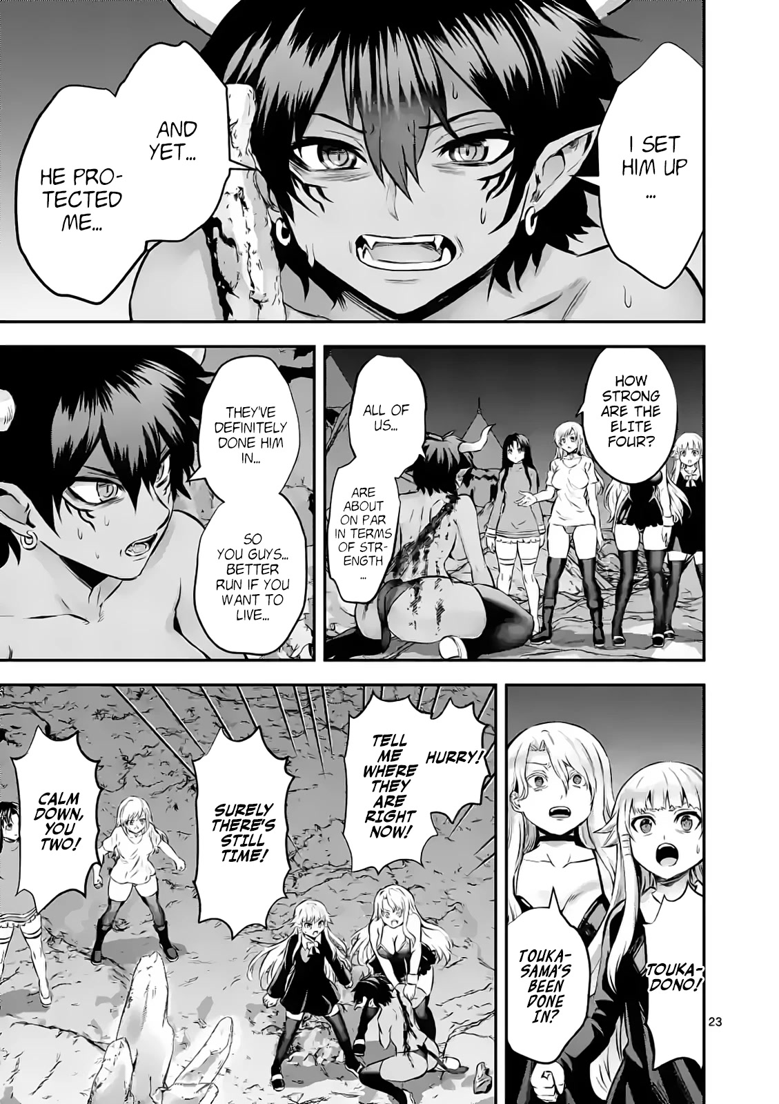 The Hero Is Dead! - Land of the Gods Chapter 4 page 23 - Chapter 4: Touka VS The Elite Four