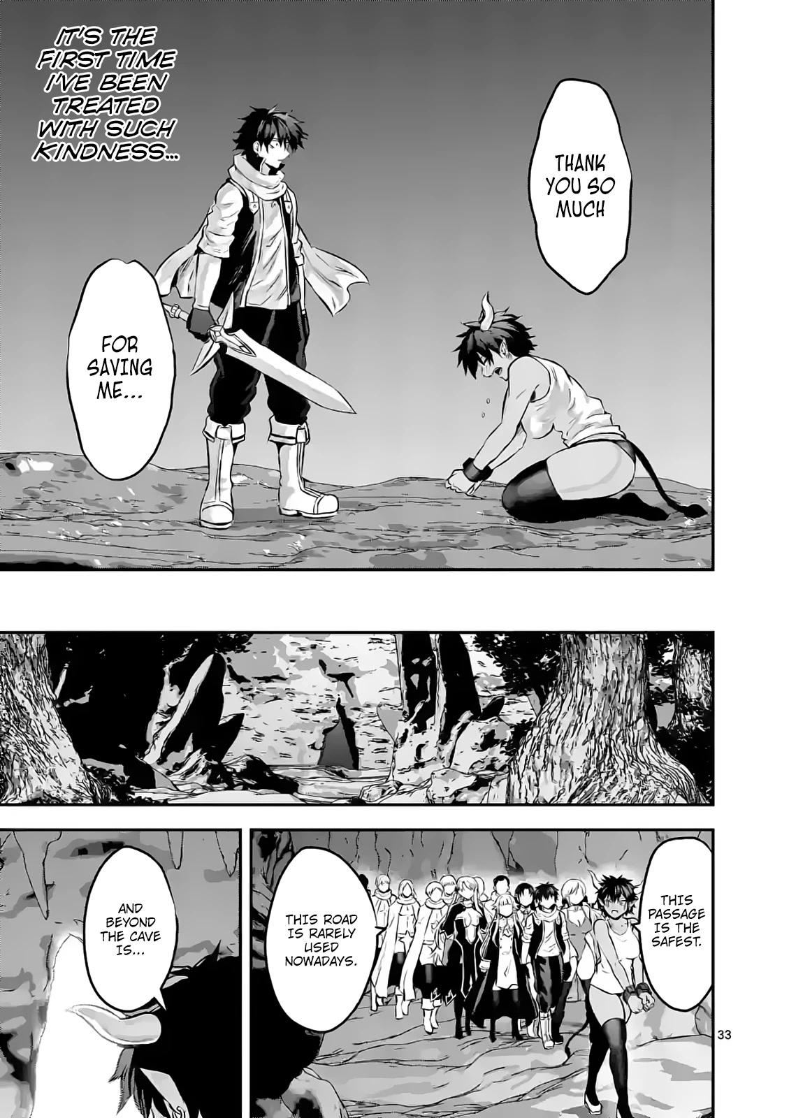 The Hero Is Dead! - Land of the Gods Chapter 4 page 32 - Chapter 4: Touka VS The Elite Four