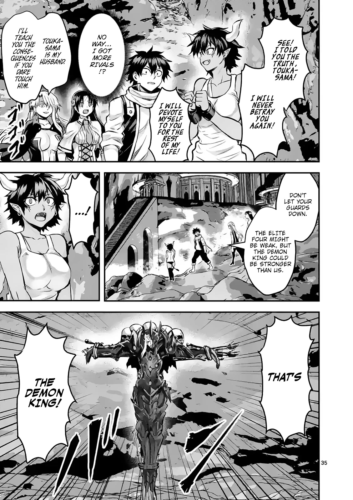 The Hero Is Dead! - Land of the Gods Chapter 4 page 34 - Chapter 4: Touka VS The Elite Four