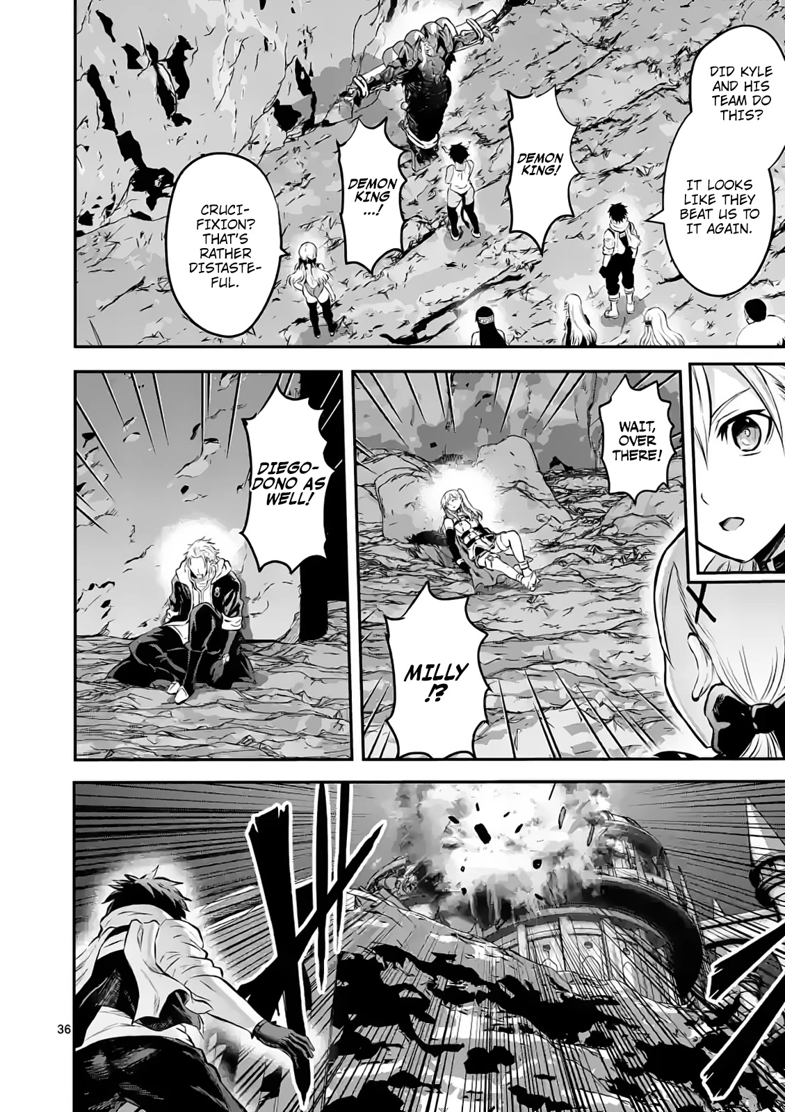 The Hero Is Dead! - Land of the Gods Chapter 4 page 35 - Chapter 4: Touka VS The Elite Four