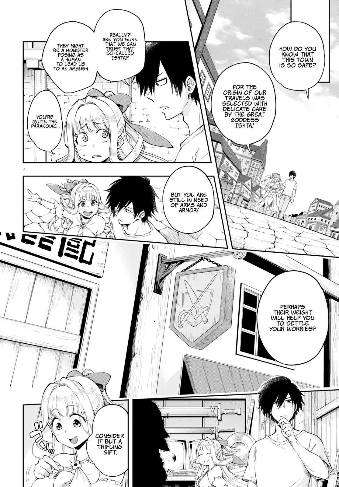 The Hero is Overpowered but Overly Cautious Chapter 2 page 4 - Chapter 2: The First Monster