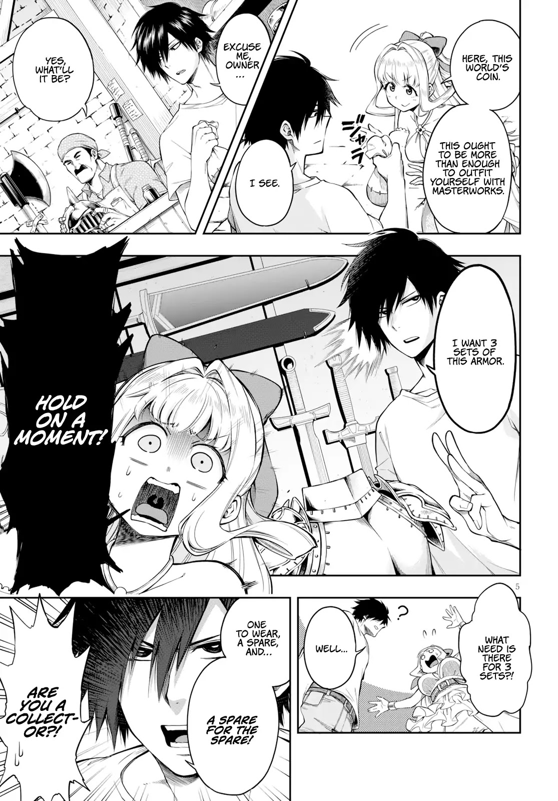 The Hero is Overpowered but Overly Cautious Chapter 2 page 5 - Chapter 2: The First Monster