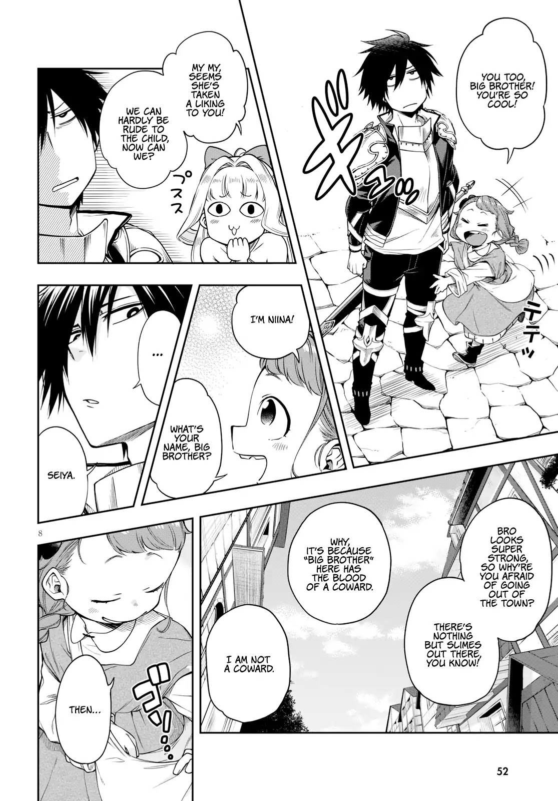 The Hero is Overpowered but Overly Cautious Chapter 2 page 8 - Chapter 2: The First Monster