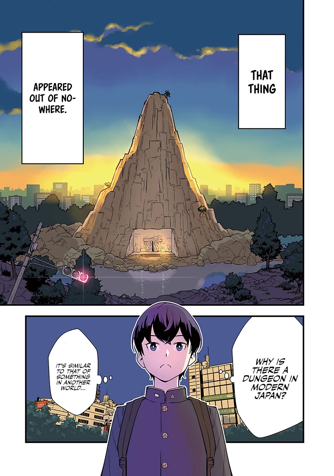 The Hero Returns from Another World, Becomes an Influencer, and Earns Money in the Real World, Where Dungeons have Appeared! Chapter 1 page 1 - Chapter 1