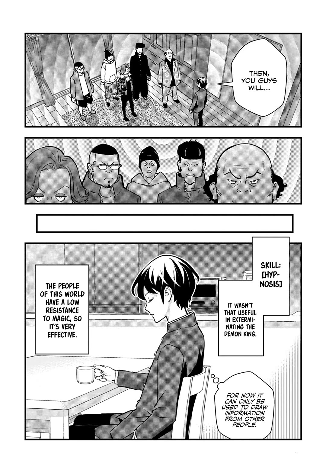 The Hero Returns from Another World, Becomes an Influencer, and Earns Money in the Real World, Where Dungeons have Appeared! Chapter 1 page 46 - Chapter 1