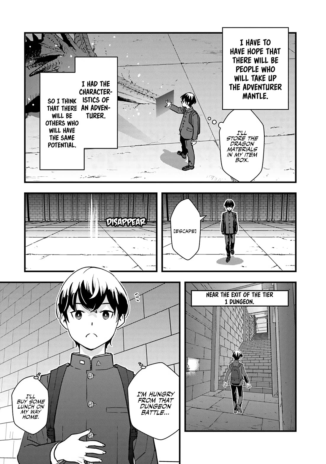 The Hero Returns from Another World, Becomes an Influencer, and Earns Money in the Real World, Where Dungeons have Appeared! Chapter 1 page 59 - Chapter 1