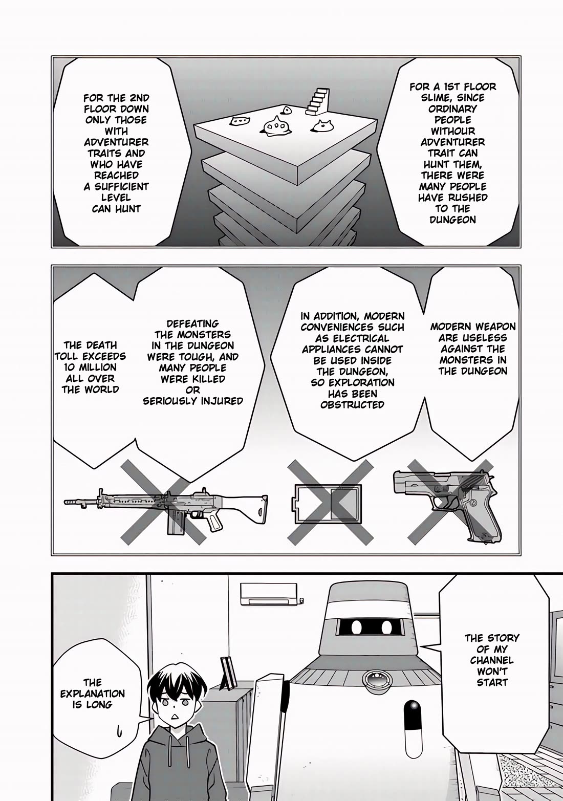 The Hero Returns from Another World, Becomes an Influencer, and Earns Money in the Real World, Where Dungeons have Appeared! Chapter 8 page 23 - Chapter 8