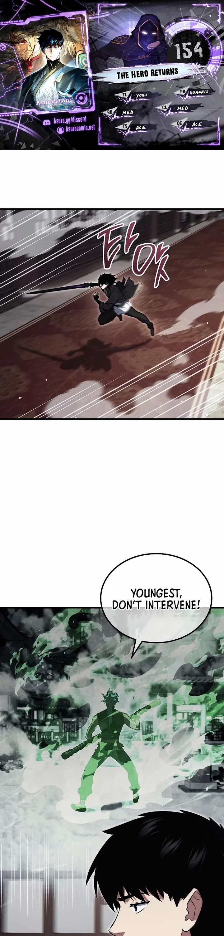 The Hero Returns Chapter 154 page 1 - Chapter 154