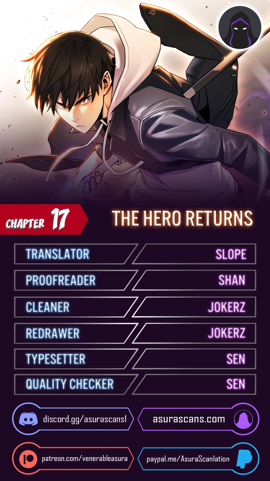 The Hero Returns Chapter 17 page 1 - Chapter 17