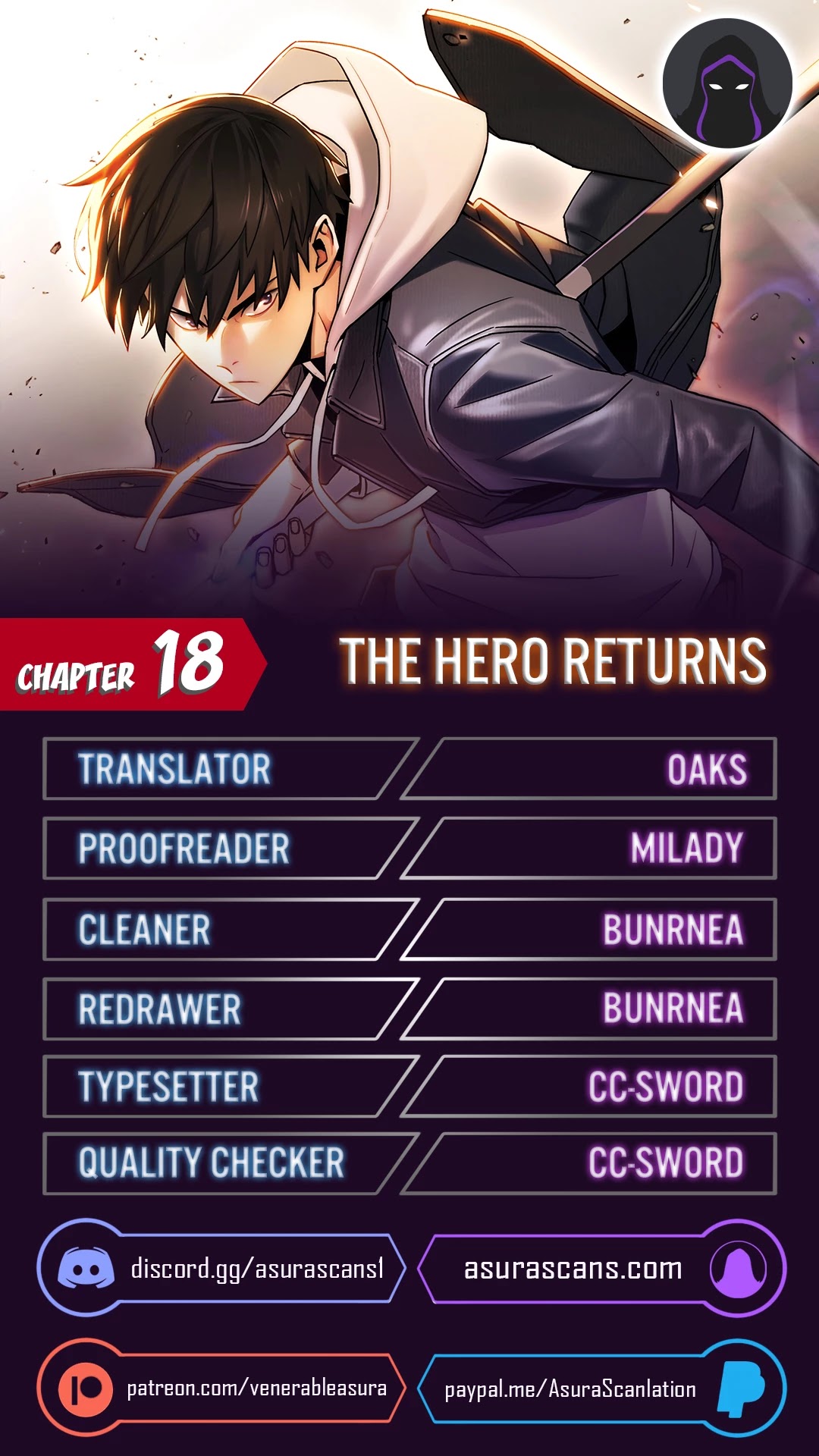 The Hero Returns Chapter 18 page 1 - Chapter 18