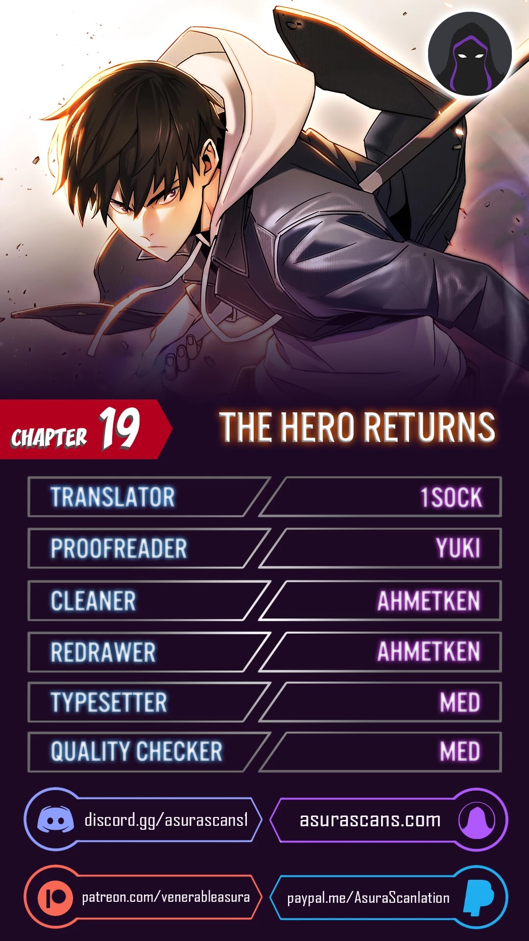 The Hero Returns Chapter 19 page 1 - Chapter 19