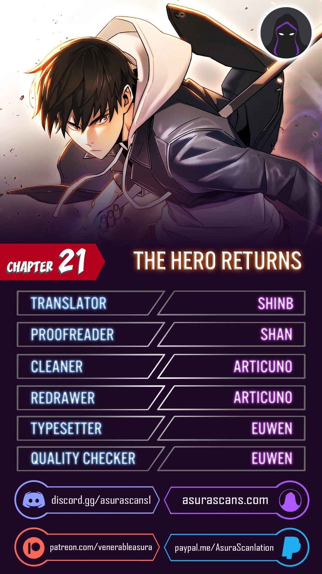 The Hero Returns Chapter 21 page 1 - Chapter 21