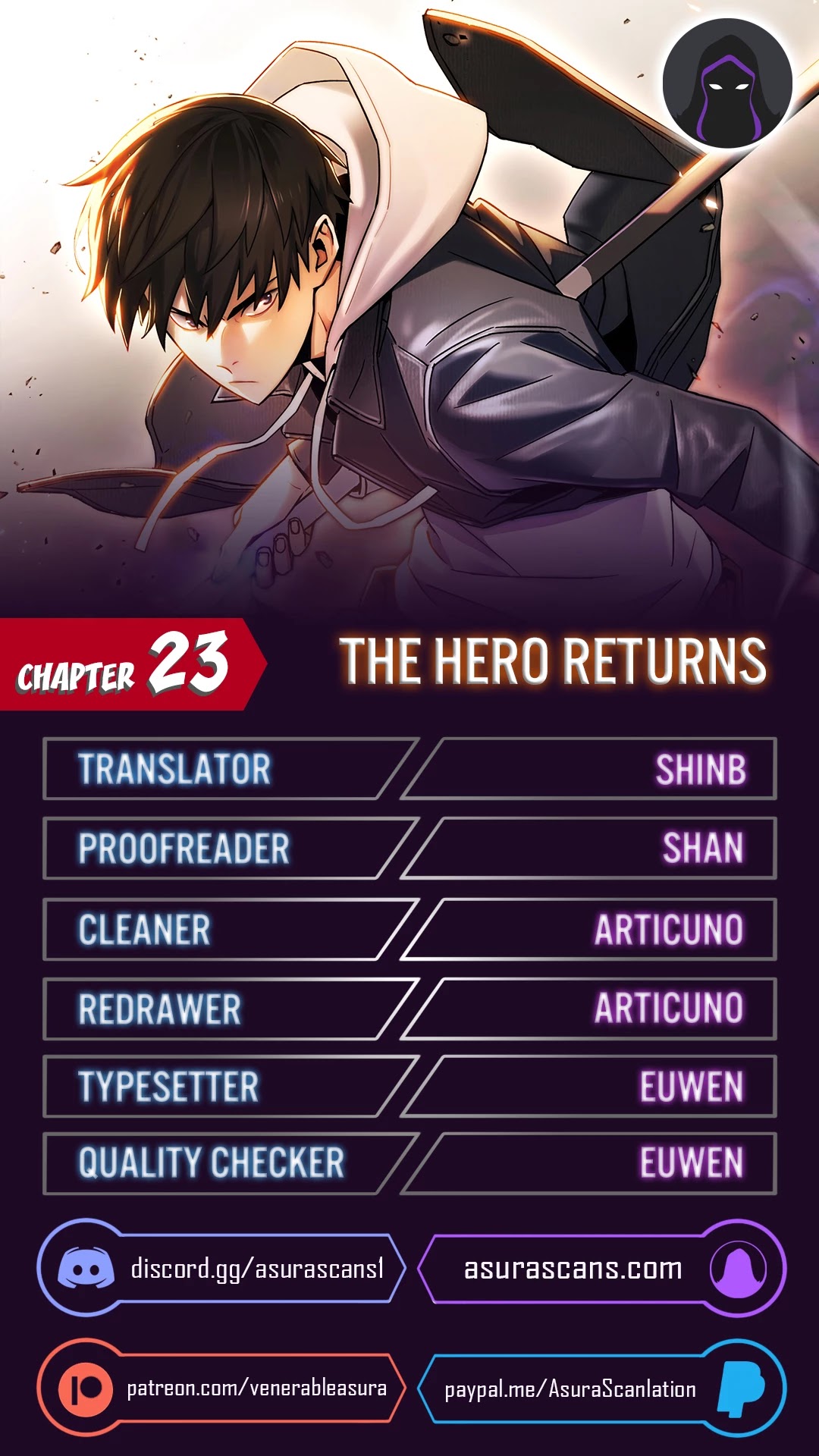 The Hero Returns Chapter 23 page 1 - Chapter 23