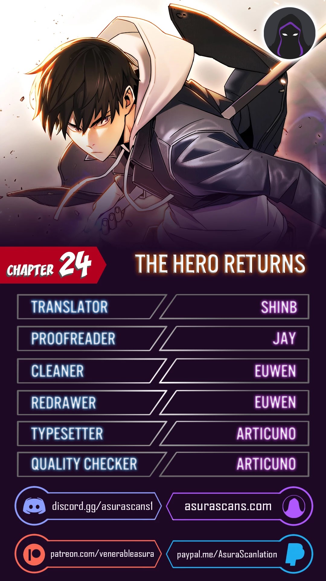 The Hero Returns Chapter 24 thumbnail