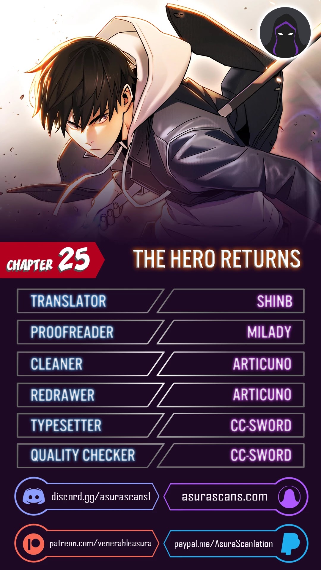 The Hero Returns Chapter 25 page 1 - Chapter 25