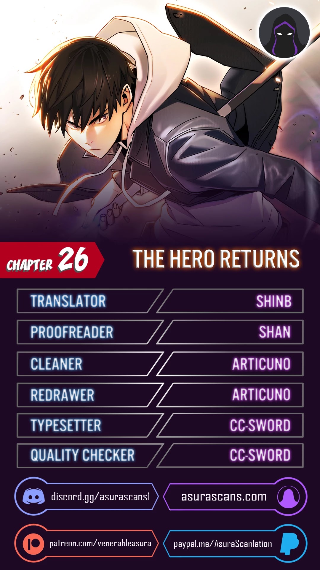 The Hero Returns Chapter 26 page 1 - Chapter 26
