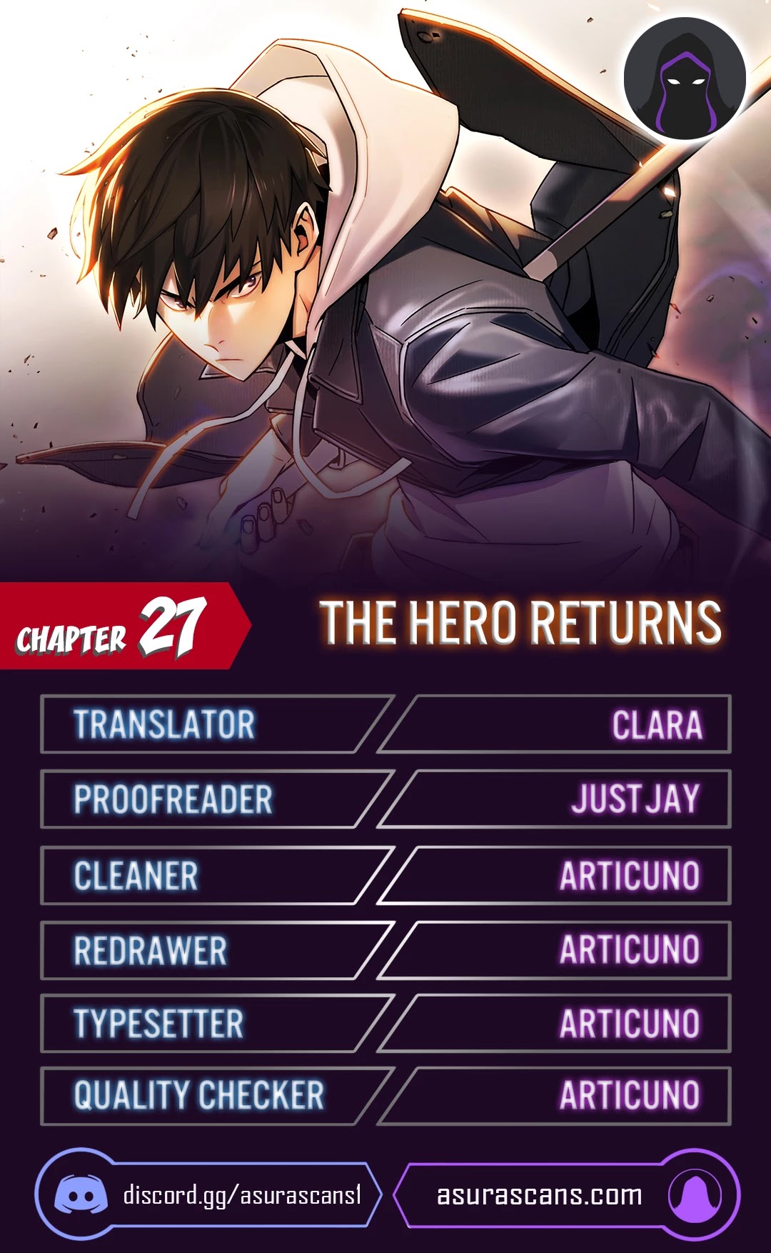The Hero Returns Chapter 27 page 1 - Chapter 27