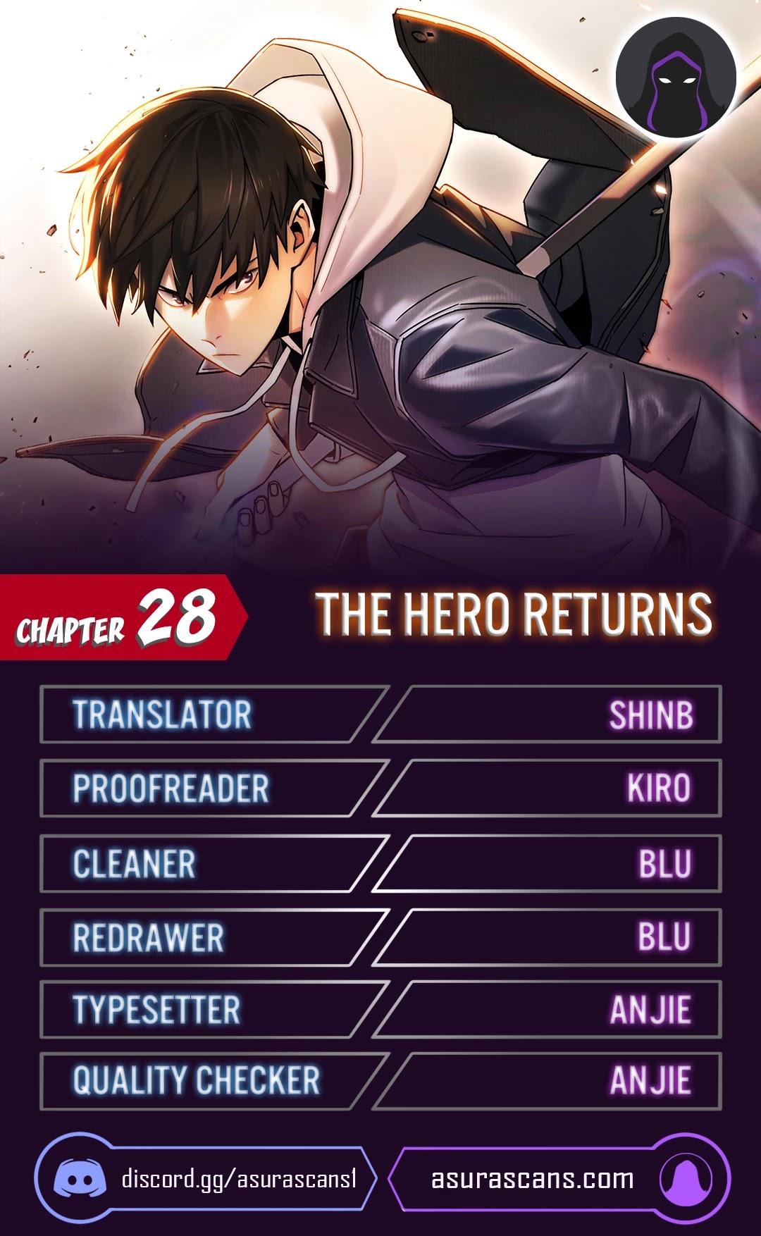 The Hero Returns Chapter 28 page 1 - Chapter 28