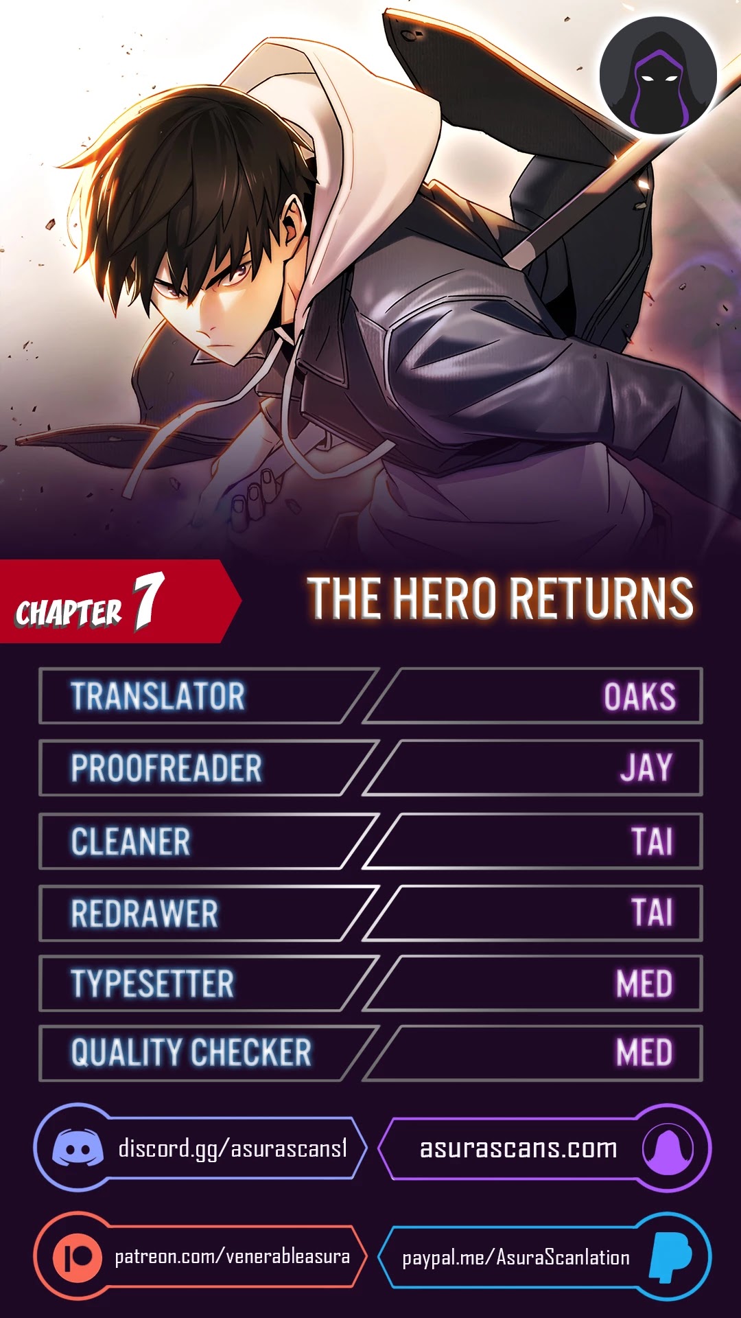 The Hero Returns Chapter 7 page 1 - Chapter 7
