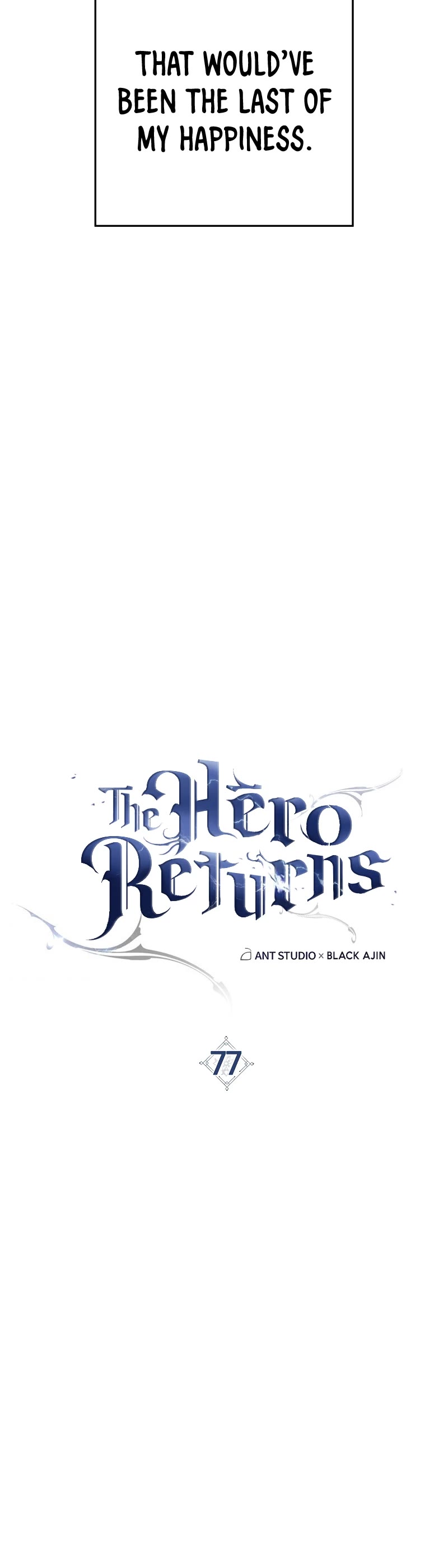 The Hero Returns Chapter 77 page 35 - Chapter 77